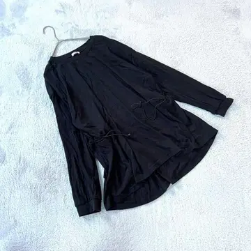 [ 그라시아 ] ( LL ) 긴팔 튜닉 블랙 캐주얼