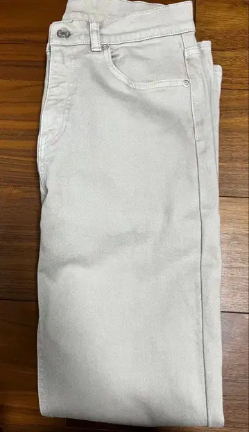 nuans 스트레이트 데님 베이지 size 2