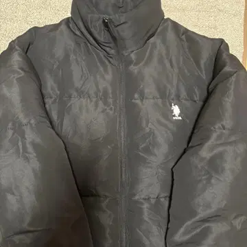 U.S. POLO ASSN. 블랙 다운 자켓 L