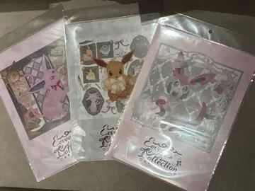 A4 클리어 파일 Eevee Collection 이브이 컬렉션 3종