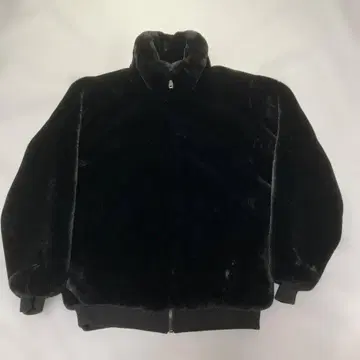 [컨디션 최상] 완판 ZARA 자라 인조 모피 봄버 자켓 L~XL 블랙