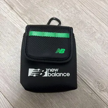 뉴발란스 골프 스코프 케이스 블랙 x 그린 소품함 카라비너 포함