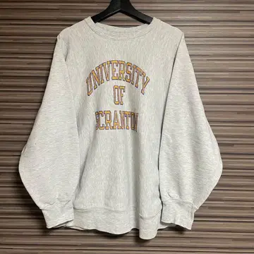 80s 챔피온 리버스 위브 삼단 프린트 XL