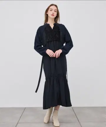 PUBLIC TOKYO 레이어드라이크 원피스/워셔블