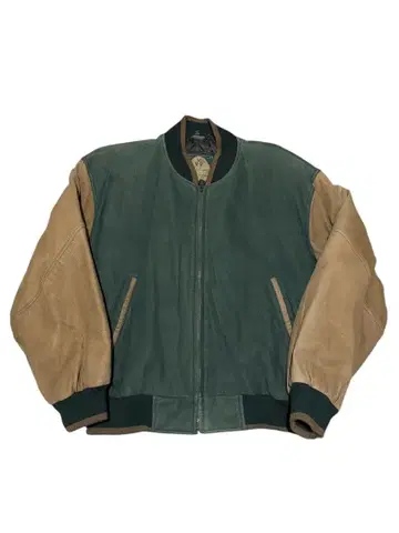 90s 레이저 자켓 바시티 자켓 절개