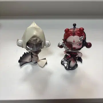 스컬 팬더 피규어 2개 세트