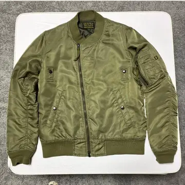 ALPHA INDUSTRIES MA-1 자켓 올리브 그린 S