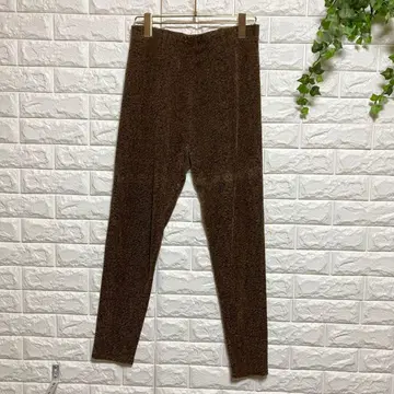 [ 이탈리아 ] ( L ) 파일 이지 팬츠 라메 기모 경량 복슬복슬