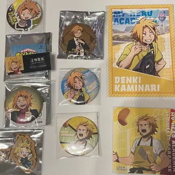 나의 히어로 아카데미아 히로아카 가미나리 덴키 캔뱃지 엽서 등