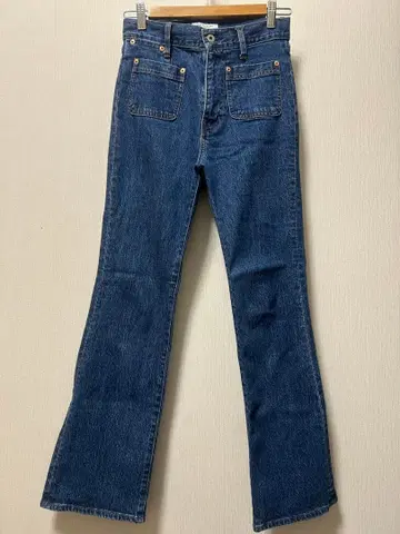 슬로브 이에나 LE DENIM FLARE PATCH DENIM