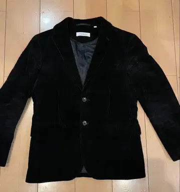 BEAUTY&YOUTH 블랙 코듀로이 테일러드 자켓 S