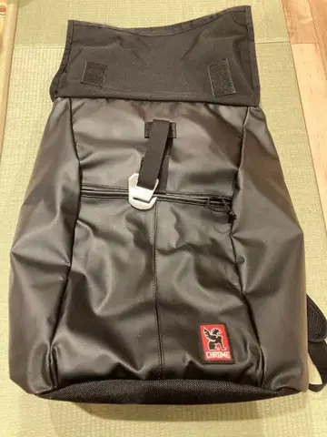 CHROME 블랙 백팩