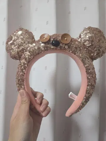 USJ 귀 달린 머리띠 로즈 골드