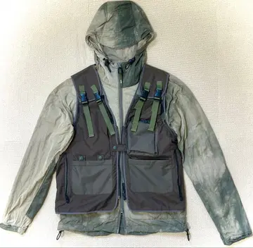 새상품 택 ASPEJI 무라염색 자켓 마운틴 후드티 M