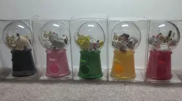 스누피 가챠 지우개 5세트