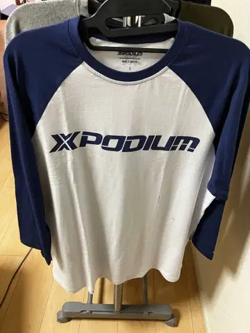 XPODIUM 래글런 슬리브 T셔츠