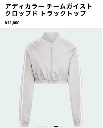 아디컬러 팀 이스트 크롭 트랙 탑