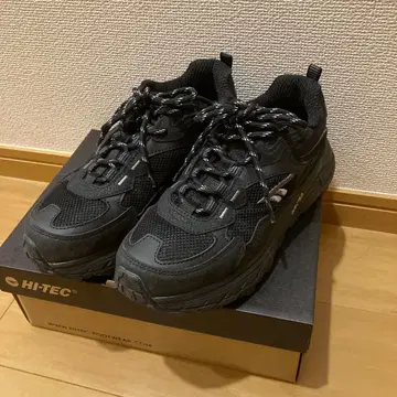 HI-TEC 블랙 스니커즈 23.0cm