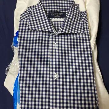 가마쿠라 셔츠 체크 긴팔 셔츠