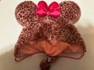 디즈니 미니 레오파드 무늬 캡