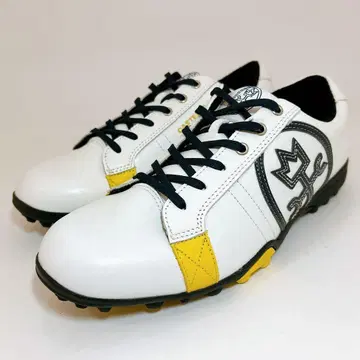 미사용급 까스텔바작 골프화 스파이크리스 화이트 계열 25cm