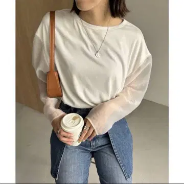 CAPRICIEUX LEMAGE 시어 슬리브 티셔츠