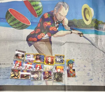 FGO 아사히신문 와카야마 최종 재림전 스티커 카드