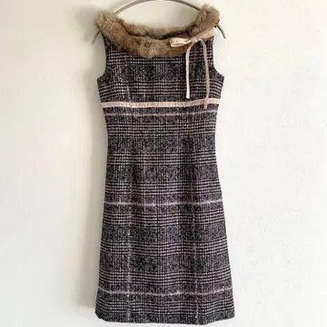 온워드 카시야마 prideglide 퍼 달린 무릎 기장 원피스 S 사이즈