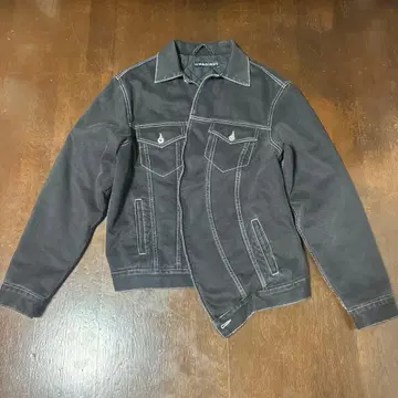 Y/PROJECT 변형 데님 자켓 퀼팅 워시 블랙 S