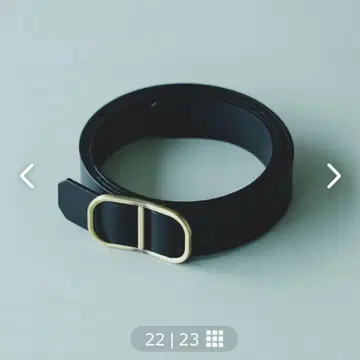 새상품급 북유럽 생활 잡화점 블랙 소가죽 벨트