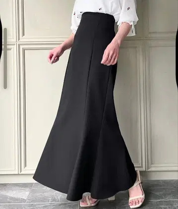 JUNOAH 하이웨스트 레이스업 스커트 S 사이즈