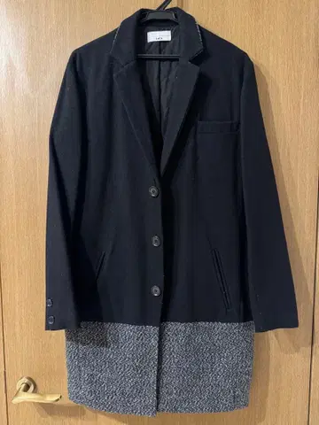 Lui's 루이스 체스터 코트 블랙/그레이