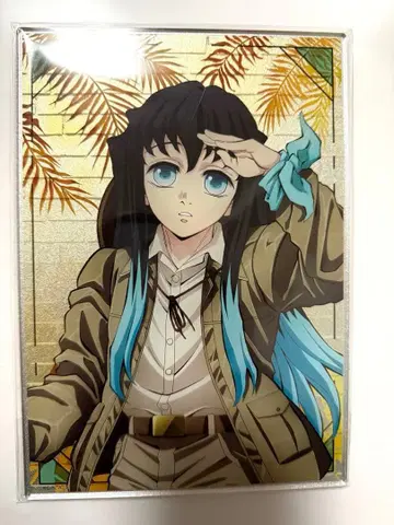 귀멸의 칼날 선샤인 시티 가라폰 A상 메탈릭 보드 토키토 무이치로