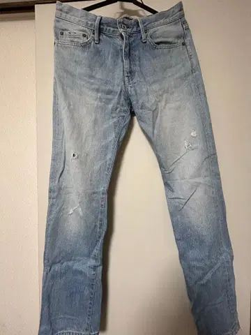 BEAUTY&YOUTH 스트레이트 데님 라이트 블루