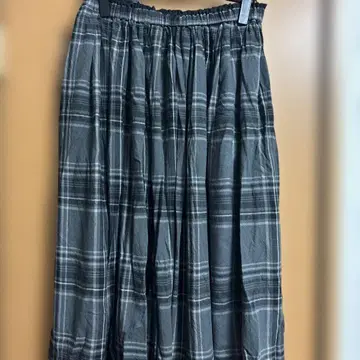 스튜디오 클립 체크 개더 스커트