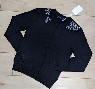 저스길리티 어깨 비쥬 니트