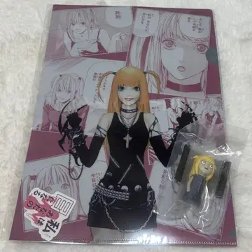 데스노트 클리어 파일 스티커 피규어 세트 미사마 미사