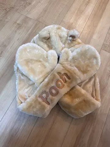 디즈니 푸우 머플러 캡
