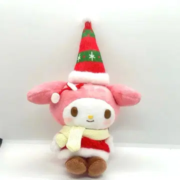 마이멜로디 크리스마스 산타 봉제 인형 마스코트 Sanrio