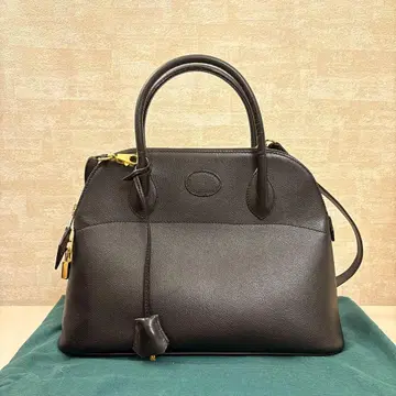 HIGH CLASS 블랙 가죽 핸드백