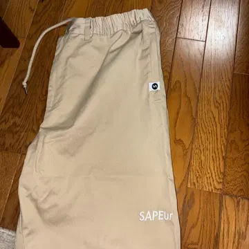 SAPEur 베이지 이지 팬츠 스케이트 팬츠