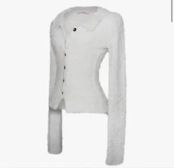 theredthread S fluffy knit tops gray