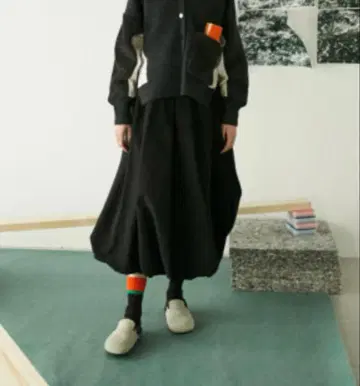 nagonstans 벌룬 스커트 블랙