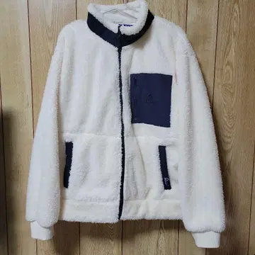 Penfield 플리스 자켓 M 사이즈 화이트/네이비