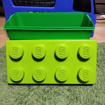 LEGO 듀플로 블록형 수납 박스 그린