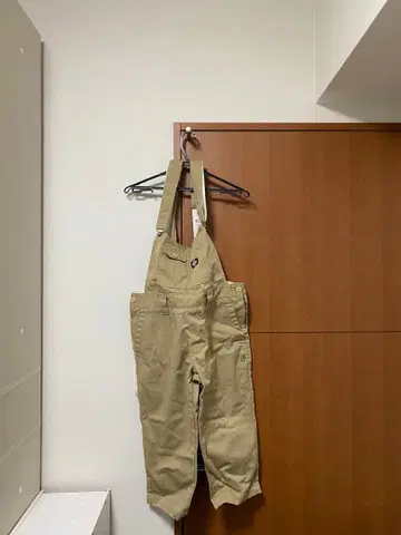 Dickies 베이지 오버롤