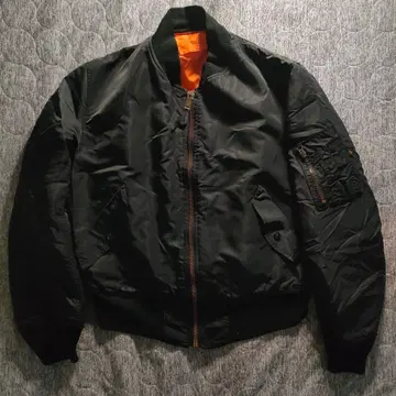 90s 알파 MA-1 플라이트 자켓 USA ALPHA 쇼트 기장 L