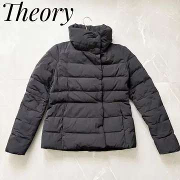 띠어리 theory 스탠드 카라 숏 다운 자켓