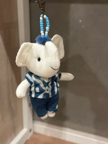 태국 만박 코끼리 캐릭터 키링 핸드메이드