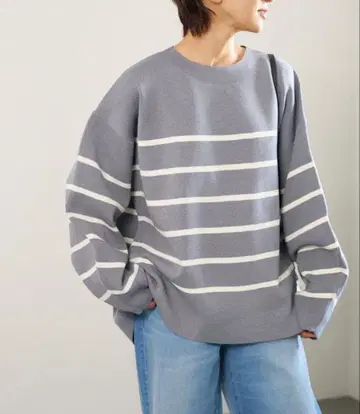 워셔블 스펀지 니트 빅 풀오버